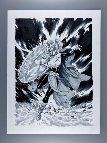 Image of Mighty Thor Original Sketch Commission by Ace Continuado