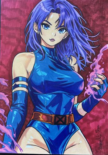 Image of Psylocke by Rafael Silva