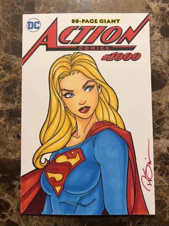 Image of Original Supergirl illustration by Peter Smith