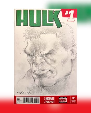 Image of Hulk #1 Sketch Cover by Lucio Parrillo