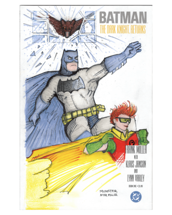 Image of The Dark Knight Returns "Batman, Robin and the Bat"