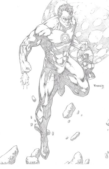 Image of Hal Jordan Green Lantern by Rivald Paiva
