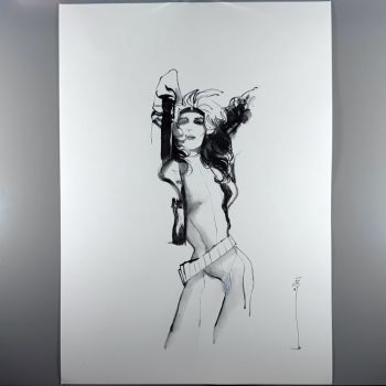 Image of Rogue Minimalist Ink Art by Helena Masellis