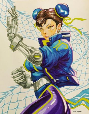 Image of Battle of the Artists: Chun Li (Street Fighter) by Kevin Tolibao
