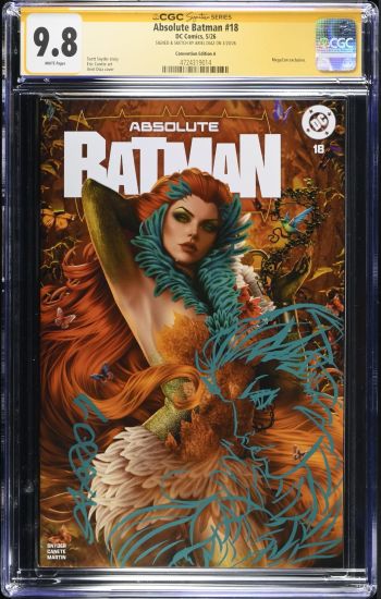 Image of Absolute Batman #18 CGC 9.8 Signed & Sketched by Ariel Diaz