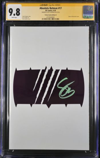 Image of Absolute Batman #17 CGC 9.8 Signed by Scott Snyder