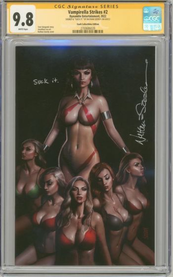 Image of Vampirella Strikes #2 CGC 9.8 Signed by Nathan Szerdy