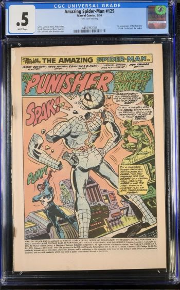 Image of Amazing Spider-Man #129 CGC 0.5 Missing Front Cover