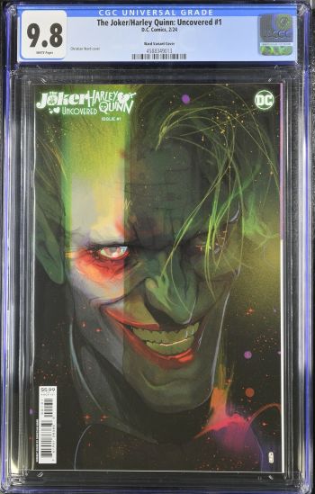 Image of The Joker/Harley Quinn: Uncovered #1 Ward Variant CGC 9.8