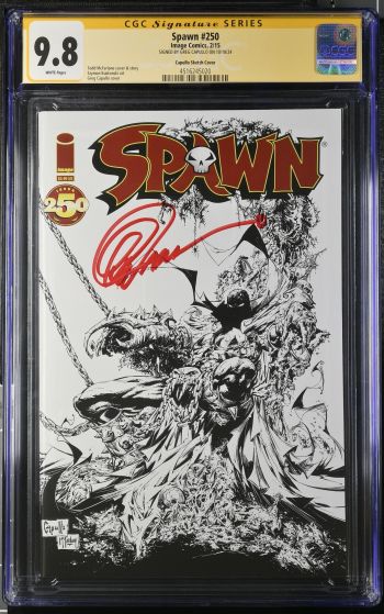 Image of Spawn #250 CGC 9.8 Signed by Greg Capullo