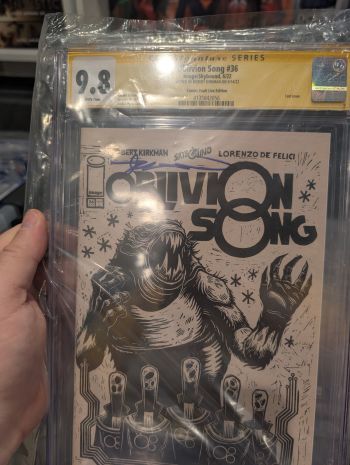 Image of Oblivion Song #36 CGC 9.8 Signed by Robert Kirkman
