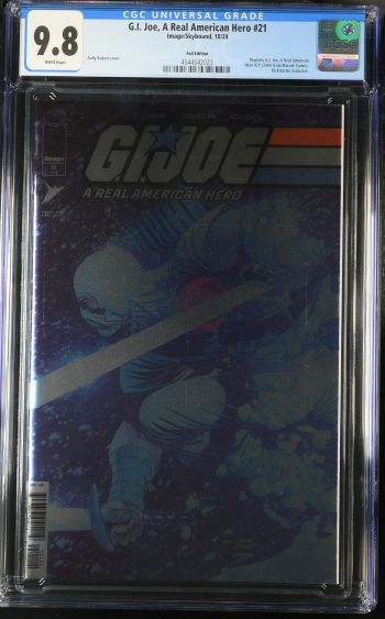 Image of G.I. Joe, A Real American Hero #21 Foil Edition CGC 9.8