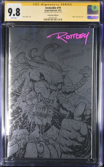 Image of Invincible #19 CGC 9.8 Signed by Ryan Ottley