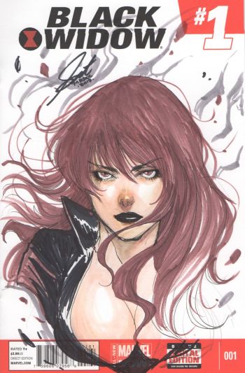 Image of Black Widow #1 Sketch Cover by Sana Takeda