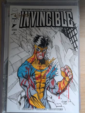 Image of Invincible Original Art Signed by Ryan Ottley