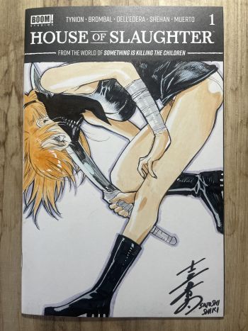 Image of Erica Slaughter by Satoshi Shiki on House of Slaughter #1 Blank Cover by Satoshi Shiki