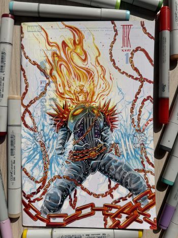 Image of Cosmic Ghost Rider by JAK