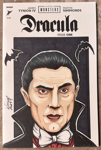 Image of Dracula Issue One Custom Sketch Cover