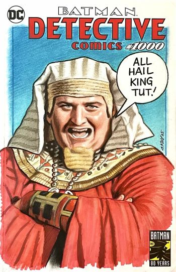 Image of Detective Comics #1000 King Tut Sketch Cover