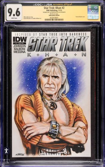 Image of Star Trek: Khan #2 CGC 9.6 Custom Cover by Thomas Key
