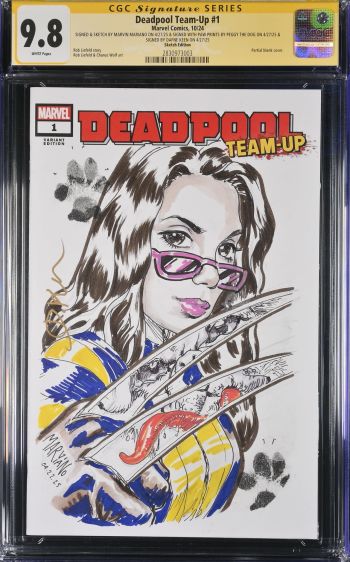 Image of Deadpool Team-Up #1 | Sketch Edition | CGC 9.8 | Signature Series