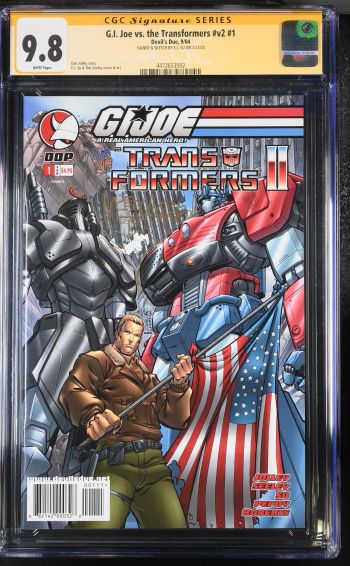 Image of G.I. Joe vs. the Transformers #v2 #1 | CGC 9.8 | Signature Series