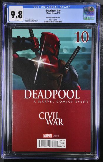 Image of Deadpool #10 | Andrasofszky Variant Cover | CGC 9.8 | Universal