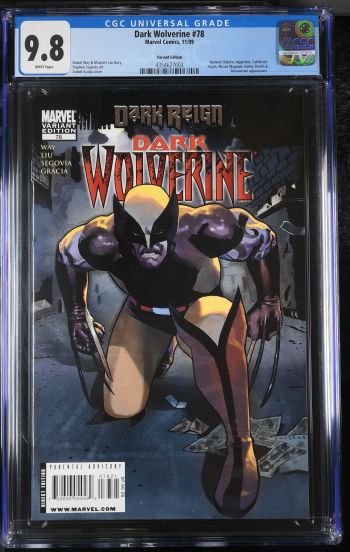 Image of Dark Wolverine #78 | Variant Edition | CGC 9.8 | Universal