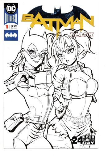 Image of Batman Blank #1 Sketch Cover