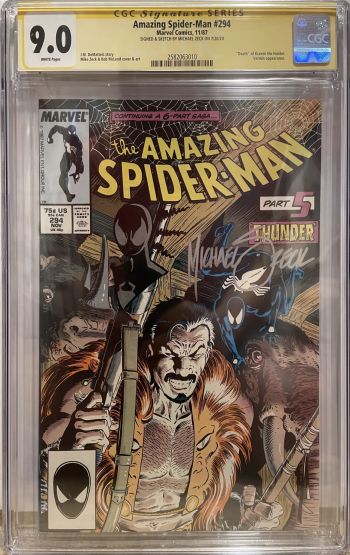 Image of Amazing Spider-Man #294 | CGC 9.0 | Signature Series