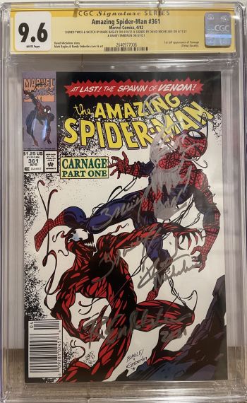 Image of Amazing Spider-Man #361 | CGC 9.6 | Signature Series