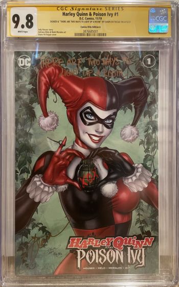 Image of Harley Quinn & Poison Ivy #1 | Comics Elite Edition C | CGC 9.8 | Signature Series