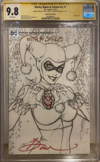 Image of Harley Quinn & Poison Ivy #1 | Comics Elite Edition B | CGC 9.8 | Signature Series