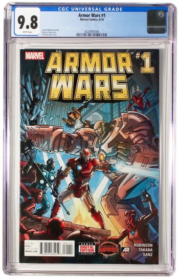 Image of Armor Wars #1 | CGC 9.8 | Universal