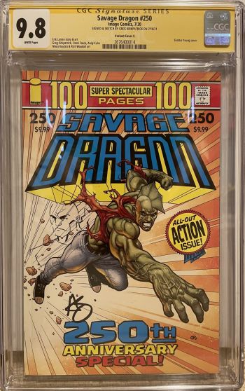 Image of Savage Dragon #250 | Variant Cover E | CGC 9.8 | Signature Series