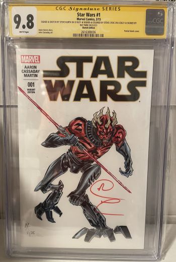 Image of Star Wars #1 | Sketch Edition | CGC 9.8 | Signature Series