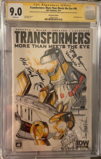 Image of Transformers: More Than Meets the Eye #46 | Subscription Edition | CGC 9.0 | Signature Series