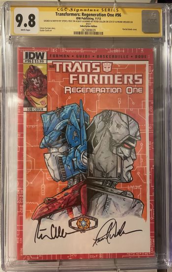 Image of Transformers: Regeneration One #96 | Subscription Edition | CGC 9.8 | Signature Series