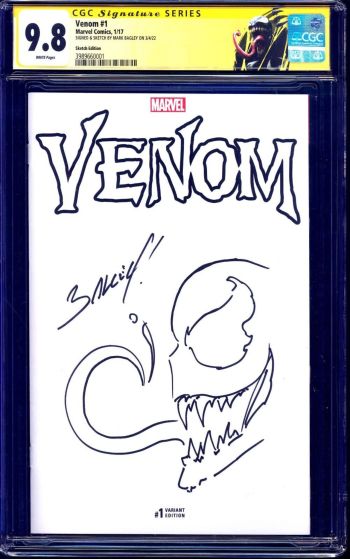 Image of Venom #1 | Sketch Edition | CGC 9.8 | Signature Series