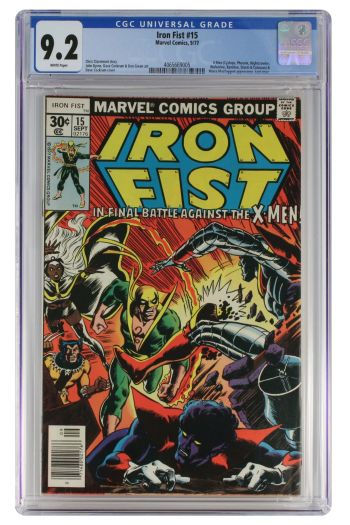 Image of Iron Fist #15 | CGC 9.2 | Universal