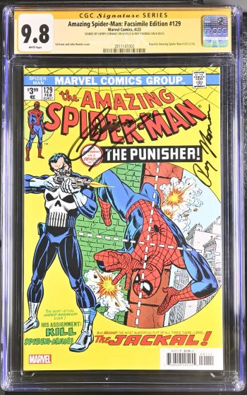 Image of Amazing Spider-Man: Facsimile Edition #129 | CGC 9.8 | Signature Series