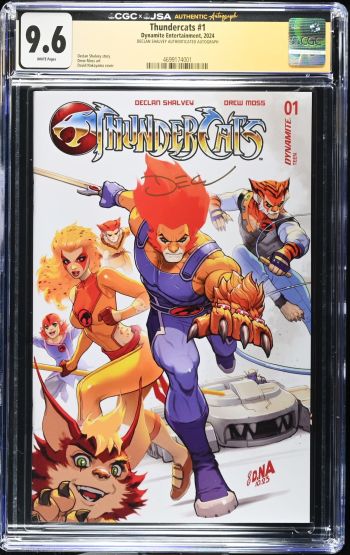 Image of Thundercats #1 CGC 9.6 Signed by Declan Shalvey