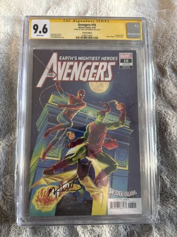 Image of Avengers #16 CGC 9.6 Signed by Greg Hildebrandt