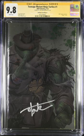Image of Teenage Mutant Ninja Turtles #1 CGC 9.8 Signed by Tyler Kirkham