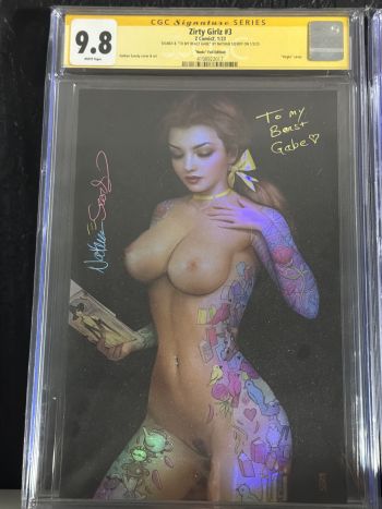 Image of Zirty Girlz #3 CGC 9.8 Signed by Nathan Szerdy