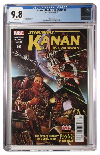 Image of Kanan - The Last Padawan #3 | CGC 9.8 | Universal
