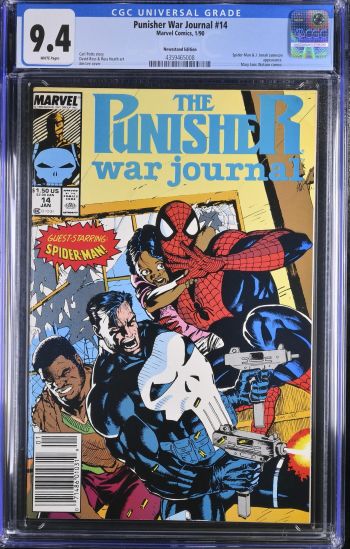 Image of Punisher War Journal #14 Newsstand | CGC 9.4 | Universal