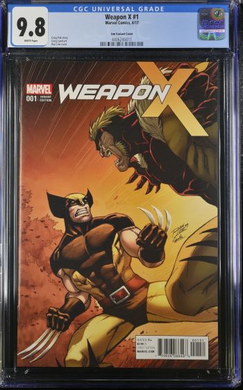 Image of Weapon X #1 | Lim Variant Cover | CGC 9.8 | Universal