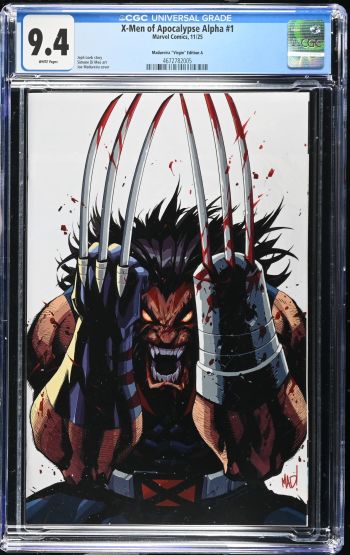 Image of X-Men of Apocalypse Alpha #1 CGC 9.4 Madureira Virgin Edition A