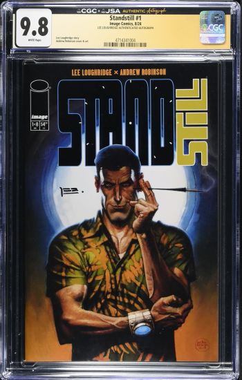Image of Standstill #1 CGC 9.8 Signed by Lee Loughridge